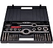 Набор метчиков и плашек Bucovice Tools M1-II M3-M12, HSS, 34пр 340120