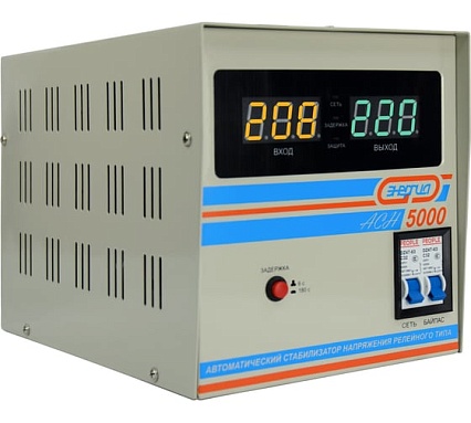 Стабилизатор с цифровым дисплеем Энергия АСН-5000 Е0101-0114