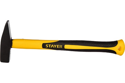 Слесарный кованый молоток с двухкомпонентной фибергласовой ручкой 0.4кг Stayer PROFI 20050-04_z01