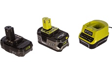 Набор Ryobi ONE+ RC18120-242 5133003365 аккумуляторы (18 В; 4.0 А*ч + 2.0 A*ч; Li-Ion) и зарядное устройство RC18120