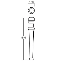 Ножки для раковины Simas Arcade/Londra GB001bi (для AR864/AR874)