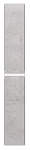 Шкаф-пенал Dreja Slim 30 см, белый глянец/бетон 99.0505