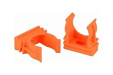 Крепеж-клипса для труб Урал ПАК оранжевая, d40 мм, 30 шт. АТ-40140-030