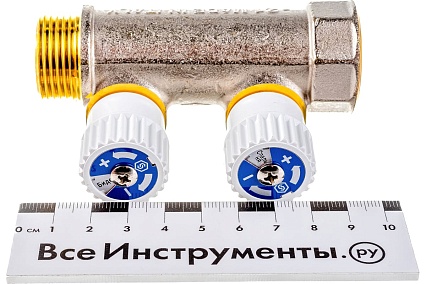 Распределительный коллектор STOUT 3/4, 2 отвода 3/4ЕК SMB 6851 343402 RG008S37R54H0Q