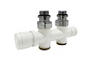 Узел нижнего подключения SR Rubinetterie прямой 1/2"х3/4"Е Белый 0682-1500VCEA