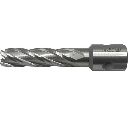 Сверло корончатое TORNERI 14х50 мм, HSS, Universal / Weldon 19 Т023627