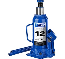 Гидравлический бутылочный домкрат 12т, 228-467мм, Зубр Профессионал T50 43060-12_z01