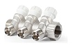 Коллектор с регулировочными вентилями PROFACTOR в/н 3/4" х 3 вых 1/2"нар PF MV 268.3