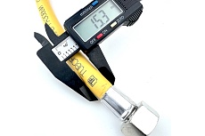 Газовый шланг TUBOFLEX 1/2&quot; ВР/ВР, 1.5 м, желтый 4828407