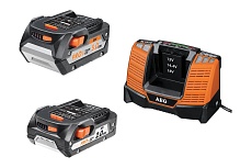 Аккумулятор L1850R (18 В; 5.0 А*ч) + аккумулятор L1820R (18 В; 2.0 А*ч) + зарядное устройство BL1218 + сумка AEG SETLL18X0BL 4932459167