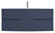 Тумба с раковиной Jacob Delafon Nona 120 см, синий бархат