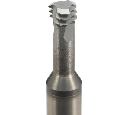 Резьбофреза твердосплавная BSKT 3-витковая М3 шаг 0.5мм AlTiSiN 2.4х6х50х4мм BSE008S009