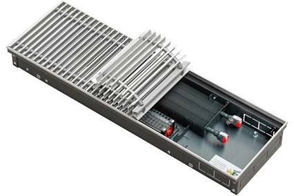 Встраиваемый внутрипольный конвектор Techno с решеткой Vent KVZV 250-120-1300 RH07000564