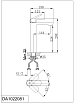 Смеситель для раковины D&K Venice Gondola DA1022081 хром