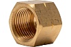 Гайка накидная 27, W21.8x1/14" (СП21.8) LH, латунь, 5 шт в упаковке Krass 2190600