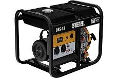 Дизельный генератор Denzel des-32, 3.2 квт, 230 в, 11 л, ручной стартер 94411