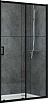 Душевая дверь Abber Schwarzer Diamant 140x195, черный AG30140B