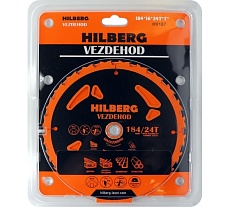 Диск пильный Vezdehod 184х16 мм, 24Т, 7º Hilberg HV187