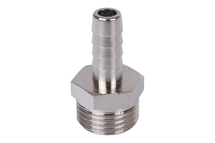 Штуцер НР никелированный 1/2"x10 мм STOUT RG008T5Q73SB92