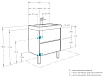 Тумба с раковиной Акватон Сканди 70 см белый 1A2518K0SD010