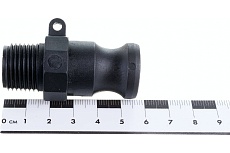 Камлок TITAN LOCK 0,5in типа F ниппель, наружная. резьба BSP (полипроп.) TL50FPP