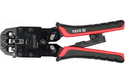 Клещи для зажима телефонных разъемов Yato RJ45 RJ10 RJ11 YT-22443