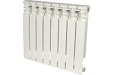 Алюминиевый радиатор Rommer Profi 500 AL500-80-80-100 8 секций RAL9016 82484
