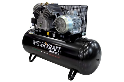 Поршневой воздушный компрессор 270л 1300л/мин Wiederkraft WDK-92712