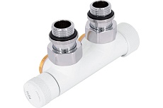 Узел нижнего подключения SR Rubinetterie угловой 1/2&quot;х3/4&quot;е белый правый 0684-1500VCEA