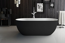 Акриловая ванна BelBagno BB70 150x80 черный матовый