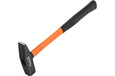 Слесарный молоток Sparta 400 г, фибергласовая обрезиненная рукоятка 10374