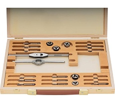 Набор метчиков и плашек Bucovice Tools UNC №5-№12 115CrV3 22пр 315000