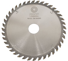 Диск пильный по дереву и фанере (184x30x2.6/1.6 мм; Z=40; продольный/поперечный рез) PROCUT 798.1843040