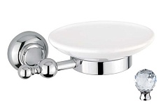 Мыльница подвесная Cezares APHRODITE-SODS-01-Sw хром, Swarovski