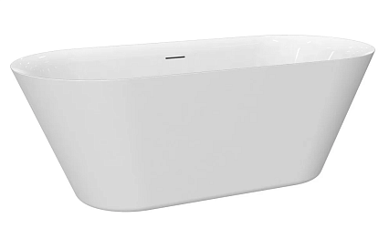 Акриловая ванна AQUAme AQM3501GW 167x75 см белый глянец