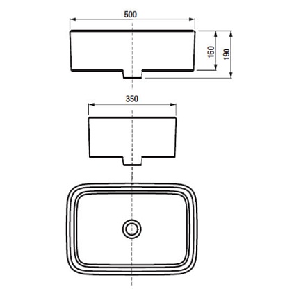 Раковина Roca Mila 50 см 32700B000