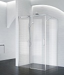 Душевой уголок BelBagno Acqua 140x80 прозрачный, хром