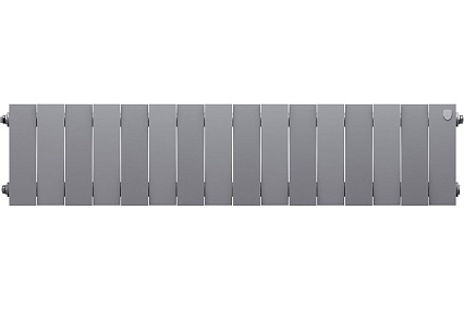 Биметаллический радиатор Royal Thermo PianoForte 200/Silver Satin 16 секций НС-1346025