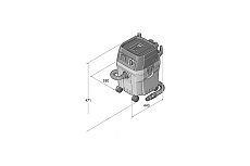 Пылесос для влажной и сухой уборки Fein Dustex 25 L 92035223000