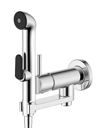 Смеситель Aquatek Ника AQ1819CR с гигиеническим душем, хром Смеситель Aquatek Ника AQ1819CR с гигиеническим душем, хром