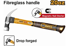 Молоток-гвоздодер Ingco SUPER INDUSTRIAL 560 г HCH81020