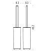 Ерш напольный Colombo Basic Q B3706.CR хром