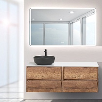 Мебель для ванной BelBagno Kraft 120 см со столешницей Rovere Tabacco