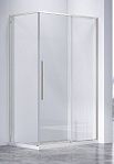 Душевой уголок Vincea Слим-Н (Slim-N) VSR-4SN9013CLBN 130x90 брашированный никель, стекло прозрачное