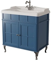 Тумба с раковиной Caprigo Borgo 80 см blue