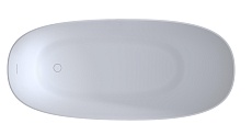 Ванна из искусственного камня Timo Kiara KIARA1500 150x76 см белый матовый
