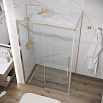 Душевой уголок Grossman Galaxy 120.K33.01.1380.32.00 130x80 прозрачный, золото сатин
