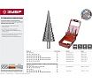 Ступенчатое сверло по металлу Зубр сталь P4M2, 6-20 мм, 8 ступеней 29665-6-20-8
