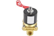 Электромагнитный клапан DN.ru двухходовой VS2W-100V-NC Ду50 Ру10 латунь, VITON 220B AC D130-01564