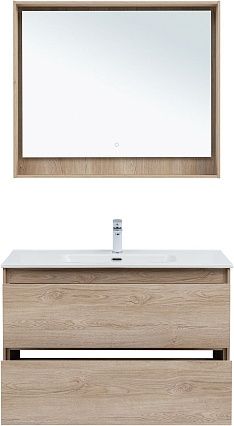 Мебель для ванной Aquanet Милан 100 см дуб светлый Мебель для ванной Aquanet Милан 100 см дуб светлый